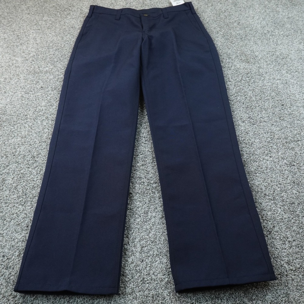 NEW Workrite FR Pants Mens 35X32 Blue Fire Flame Resistant Nomex Aramid Work
